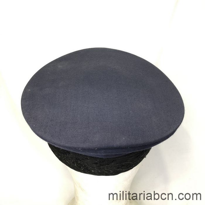 Argentina. Gorra de plato de policía de Comisario General de la Provincia de Buenos Aires