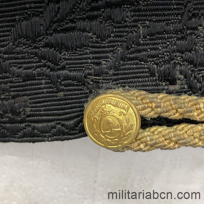 Argentina. Gorra de plato de policía de Comisario General de la Provincia de Buenos Aires