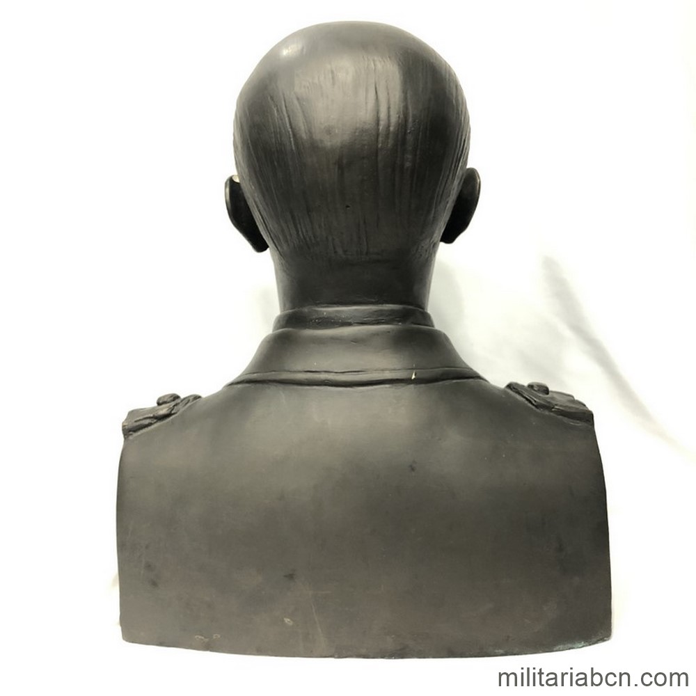 Bust of Generalissimo Francisco Franco in Captain General's uniform